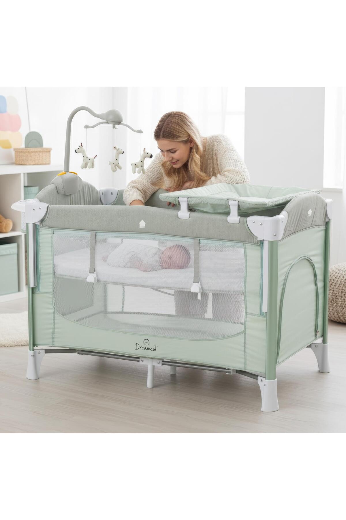 Bagi Dreamcot Oyun Parkı 70 × 110 cm Green