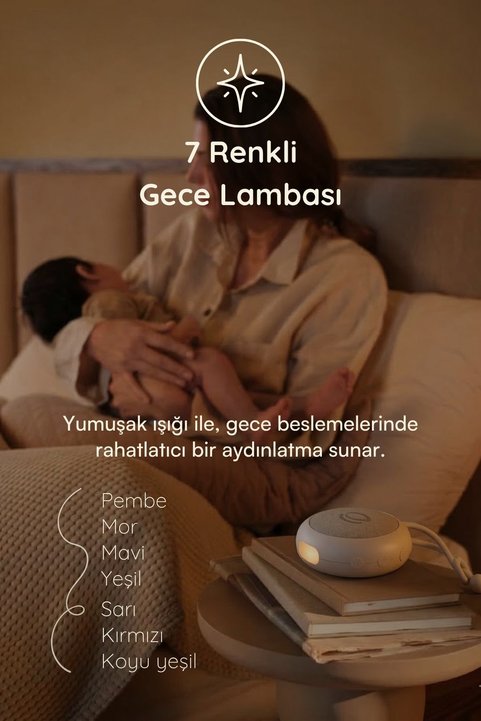 Budizzz 33 Sesli Beyaz Gürültü Cihazı Beyaz